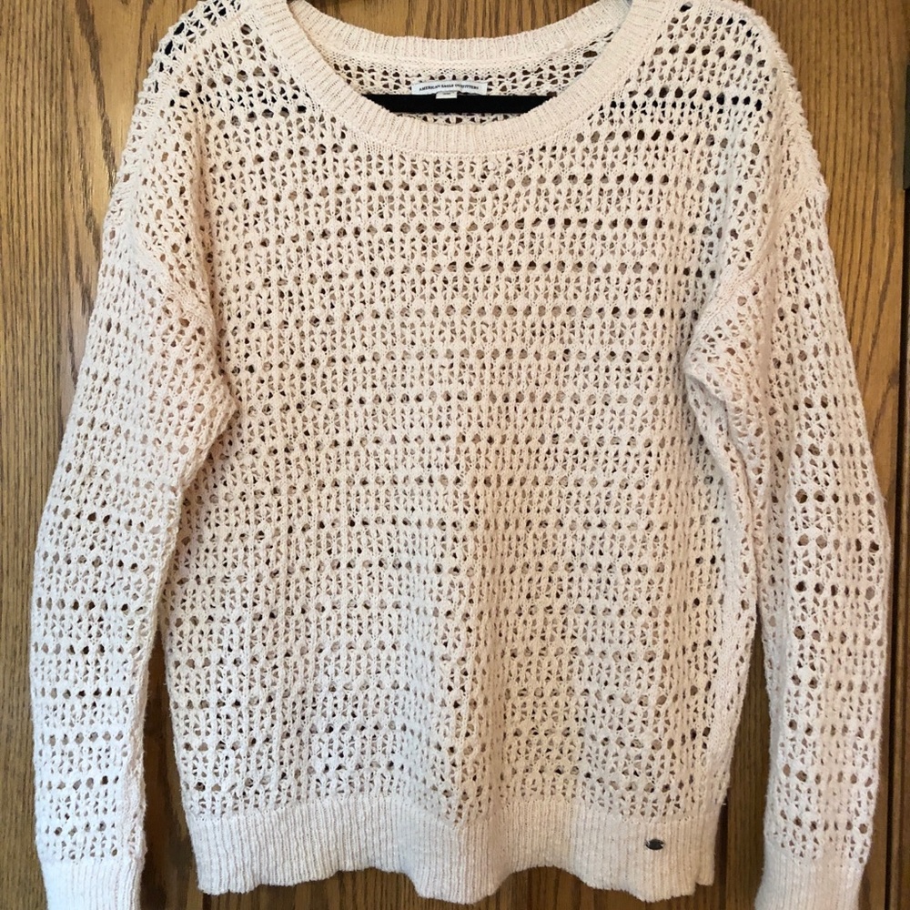 American Eagle Crochet Sweater
